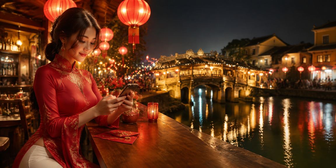 Người chơi sử dụng ViettelPay tại Hội An để nạp tiền cho tài khoản m56