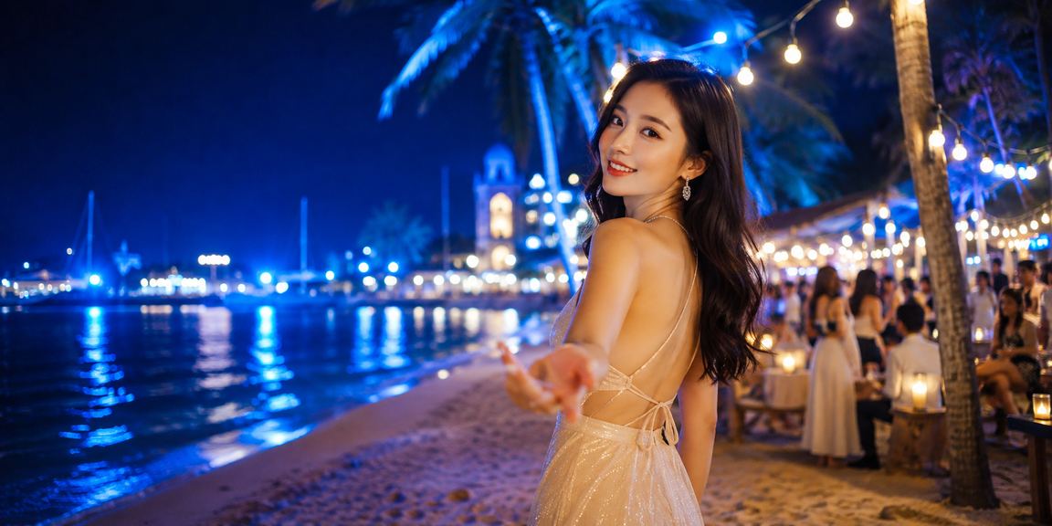 Người dùng thư giãn tại bãi biển Phú Quốc và sử dụng dịch vụ cá cược trực tuyến